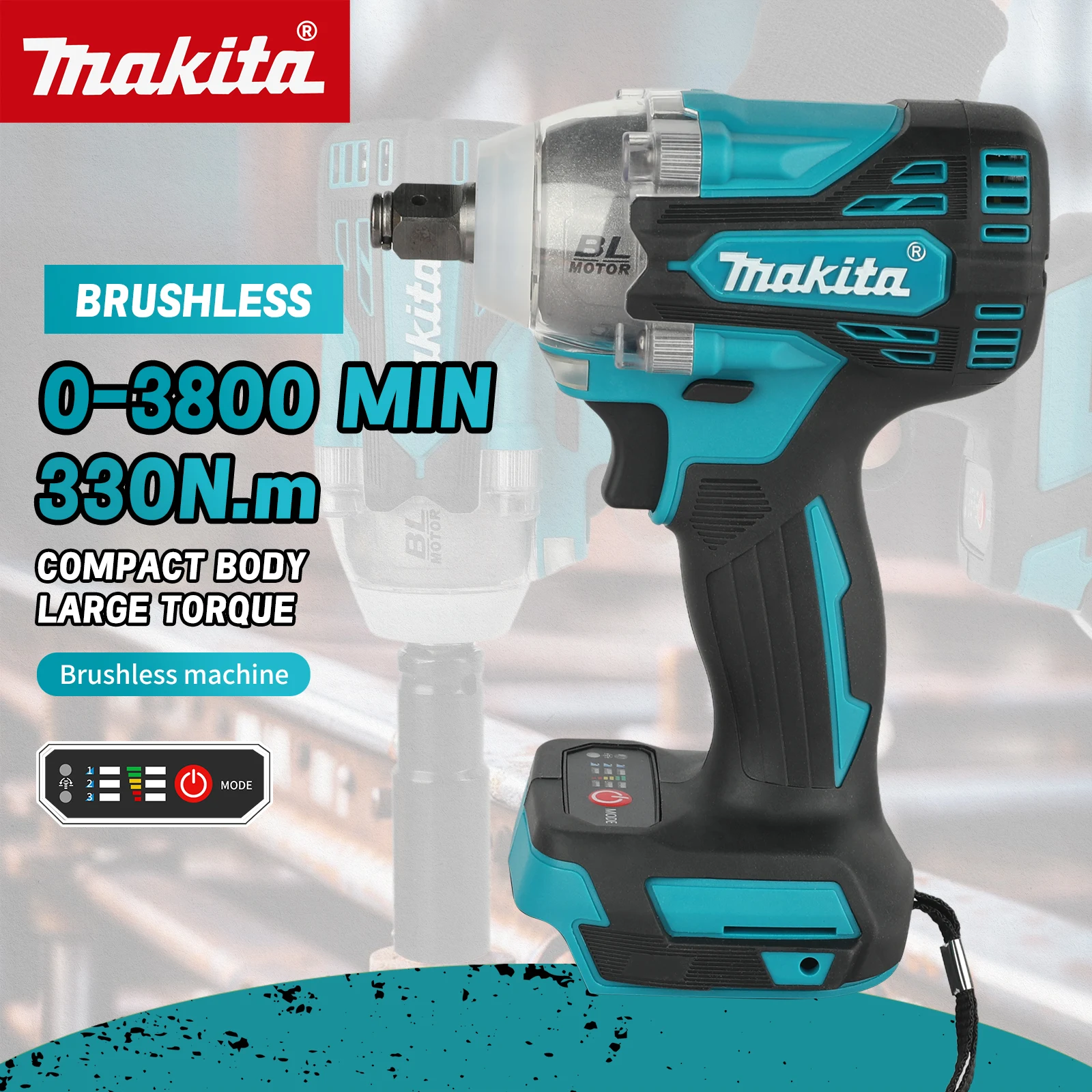 Makita DTW300 Cordless Impact  - đánh giá và giá Makita Drill Dtw300