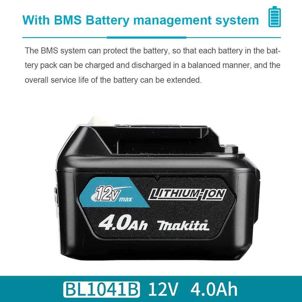 12V 4000mAh Lithium Battery Re - đánh giá và giá Makita Drill Hp1640