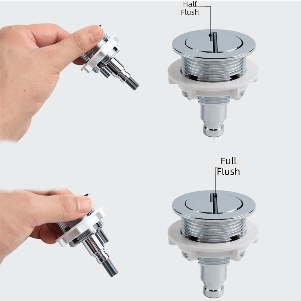 Chrome Plating Toilet Push But - đánh giá và giá Toilet Fill Valve