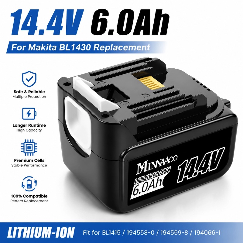 For Makita 14.4V 6.0Ah 5.0Ah L - đánh giá và giá Makita Drill Hp1640