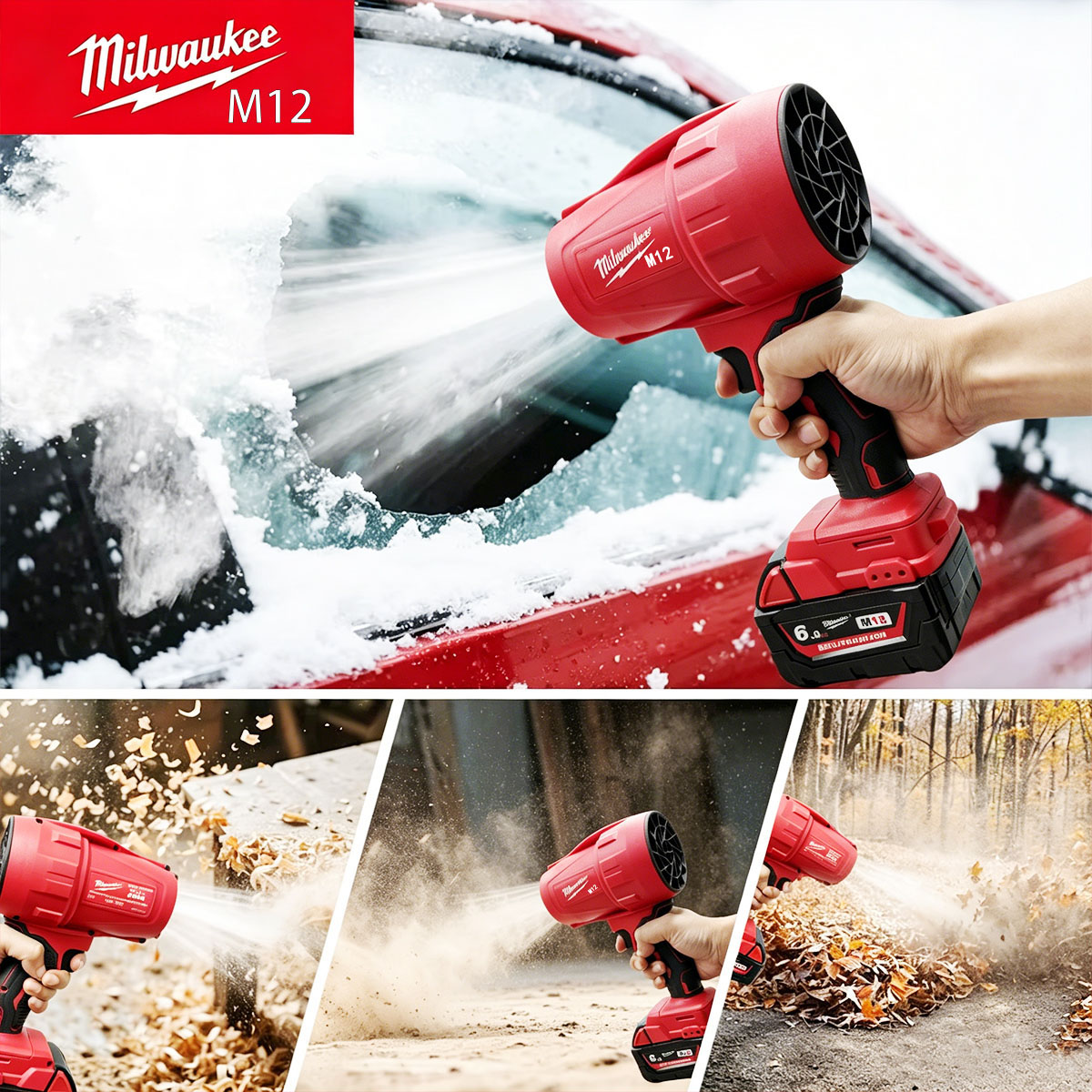 Milwaukee M12 Cordless Blower  - đánh giá và giá Milwaukee Drill M12 Fuel